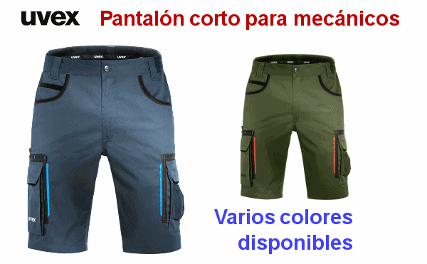 pantalones cortos para mecanicos
