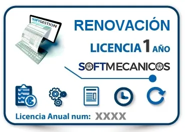 Renovacion Licencia anual SOFTMECANICOS